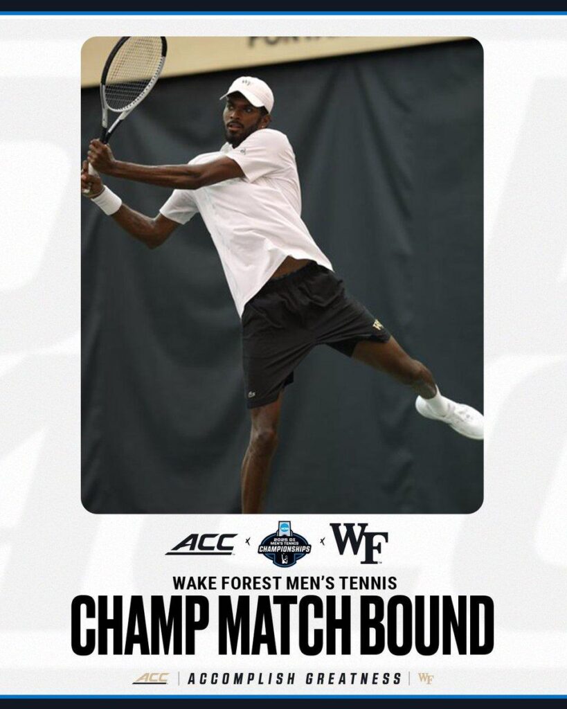 NATIONAL CHAMPIONS: Wake Forest Men’s Tennis’ Path to a National Championship – Wake Forest University Athletics NATIONAL CHAMPIONS: Wake Forest Men’s Tennis’ Path to a National Championship – Wake Forest University Athletics