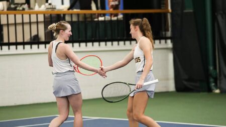 EMU Women’s Tennis Celebrates Milestone Seasons Thanks to Kovacs Institute and GameAbove Sports Support! EMU Women’s Tennis Celebrates Milestone Seasons Thanks to Kovacs Institute and GameAbove Sports Support!