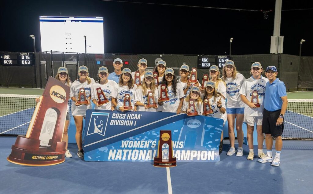 Celebrating Excellence: National Champion Women’s Tennis Team Shines as ITA All-Academic Team with 12 Individual Honors! Celebrating Excellence: National Champion Women’s Tennis Team Shines as ITA All-Academic Team with 12 Individual Honors!