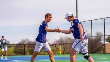 Mount St. Mary’s Men’s Tennis Dominates Loyola with Five Victories on McClure Invitational’s Final Day! Mount St. Mary’s Men’s Tennis Dominates Loyola with Five Victories on McClure Invitational’s Final Day!
