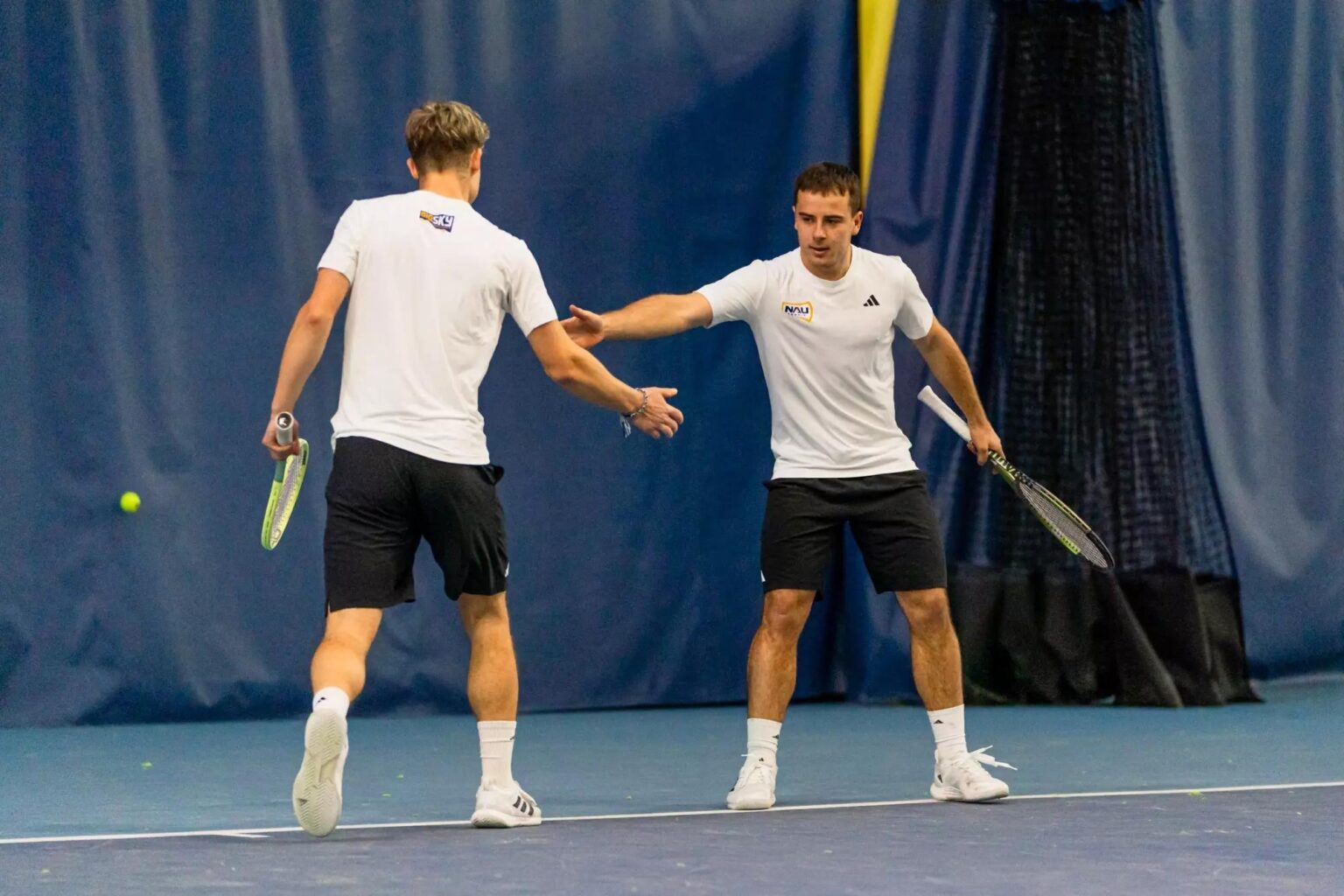 Lumberjack Men’s Tennis Shines in Doubles Semifinals at ITA Regional Championships! Lumberjack Men’s Tennis Shines in Doubles Semifinals at ITA Regional Championships!